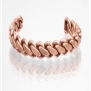 Unisex copper cuff bracelet